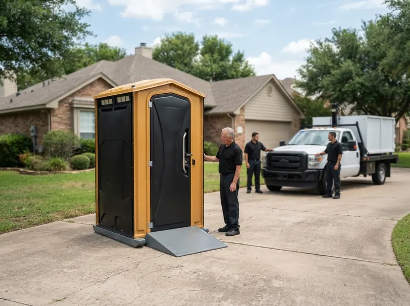 ADA Accessible Portable Toilet in McKinney, TX